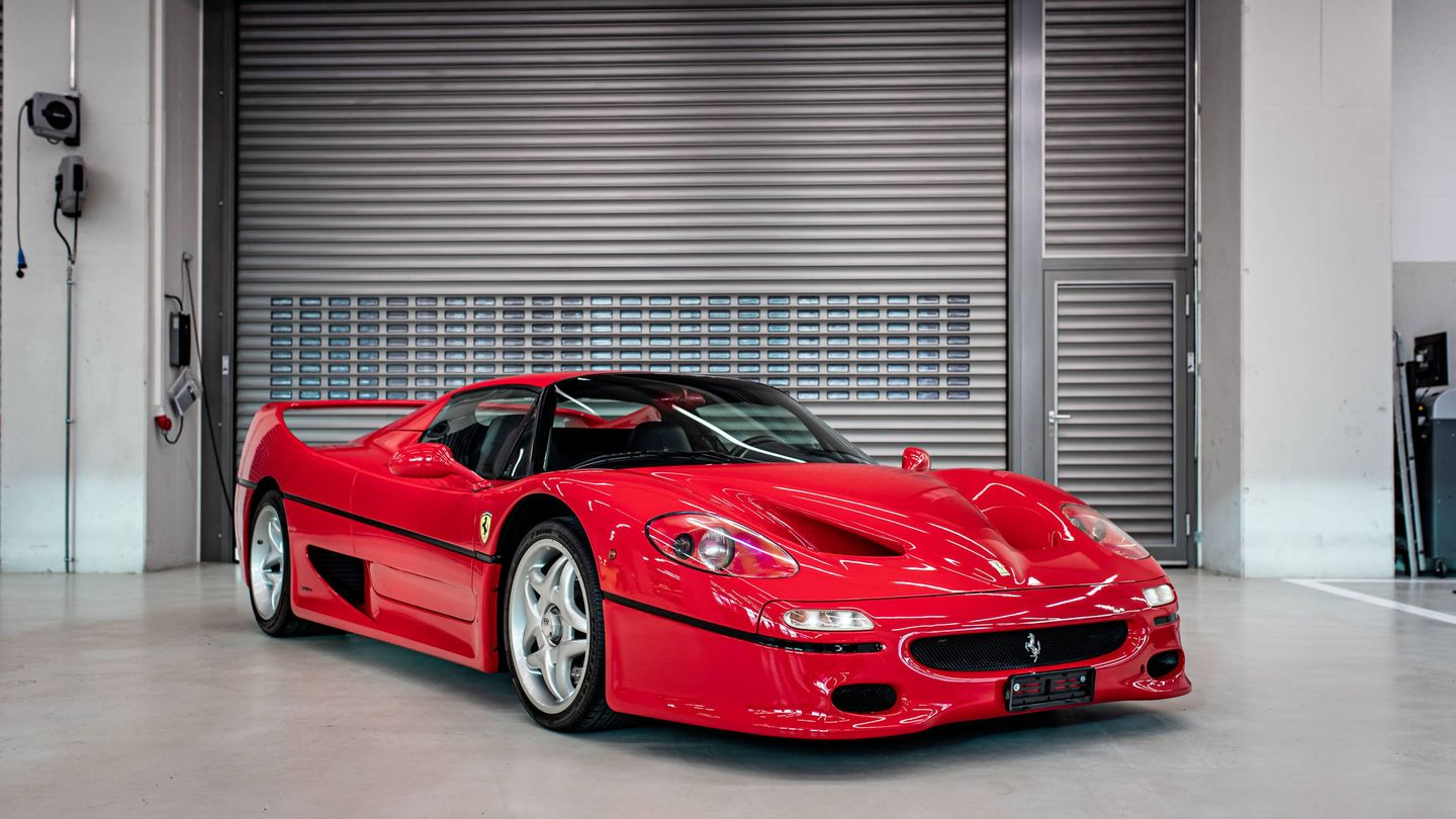El F50 de 1996 es una de las mejores unidades en la colección de Vettel por su posición de mercado, también ha sido ya vendido