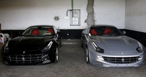 Foto: Ferraris regalados al Rey Juan Carlos. (EFE)