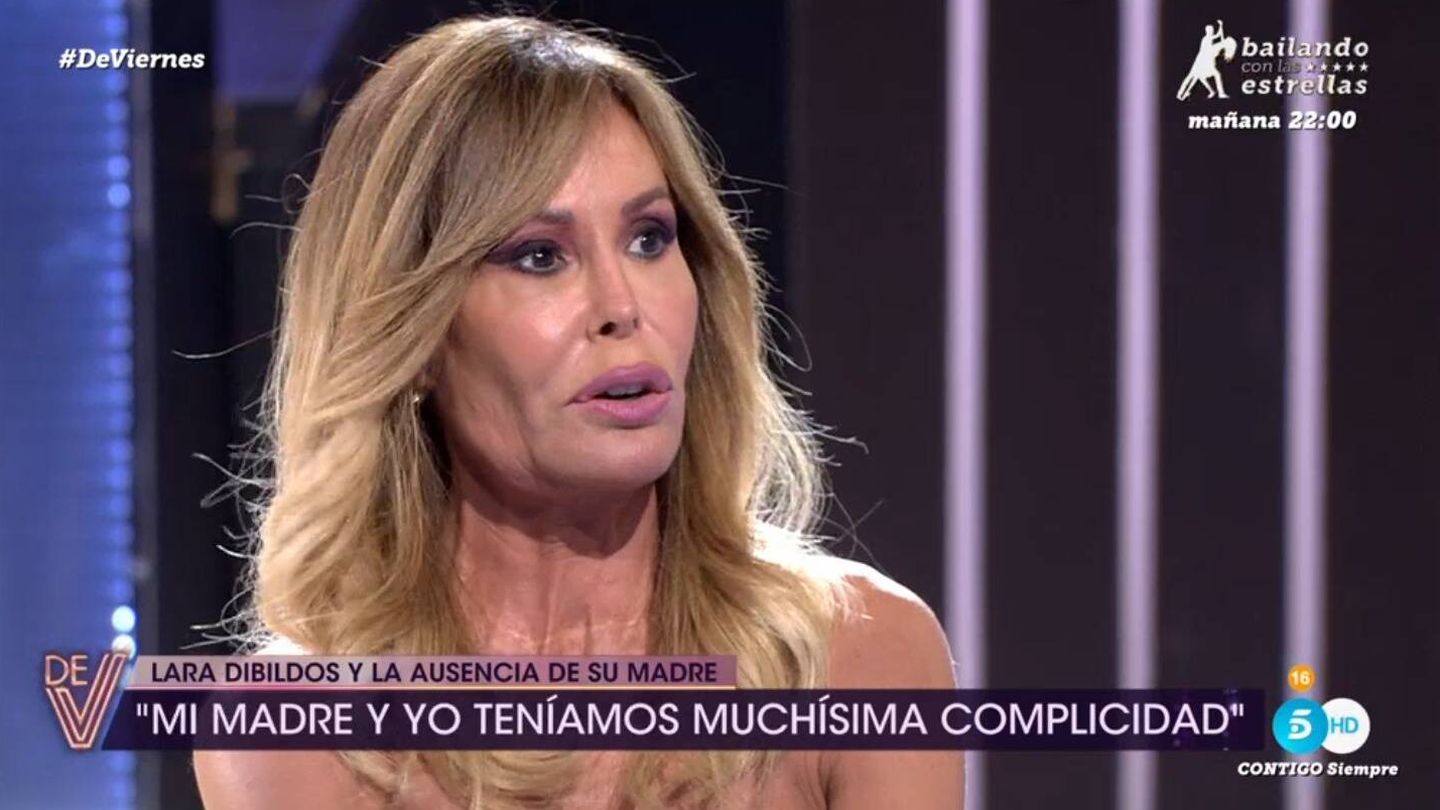 Lara Dibildos en 'De viernes'. (Mediaset España)