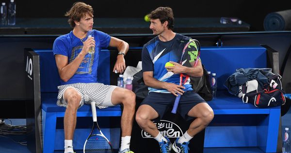 Foto: Alexander Zverev y Juan Carlos Ferrero rompieron su relación tras el Open de Australia. (Imago)