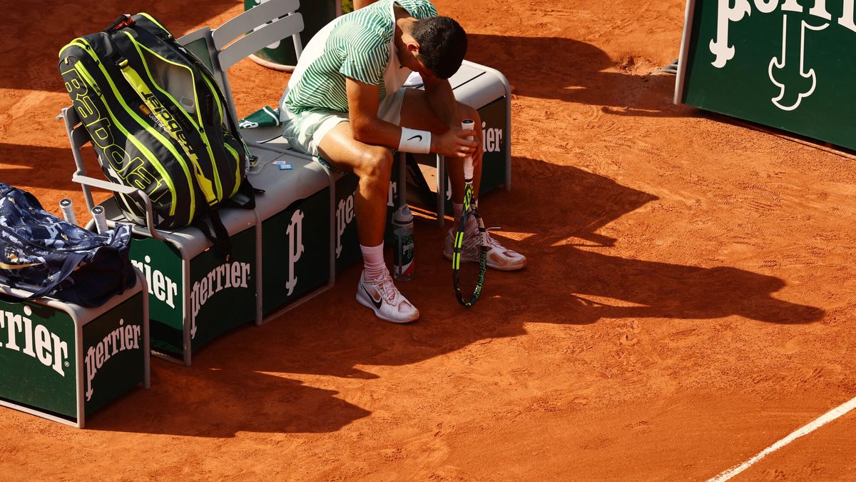 "¿Cómo voy a ganar a Djokovic a palos?": la marcha extra que acabó en lesión para Alcaraz