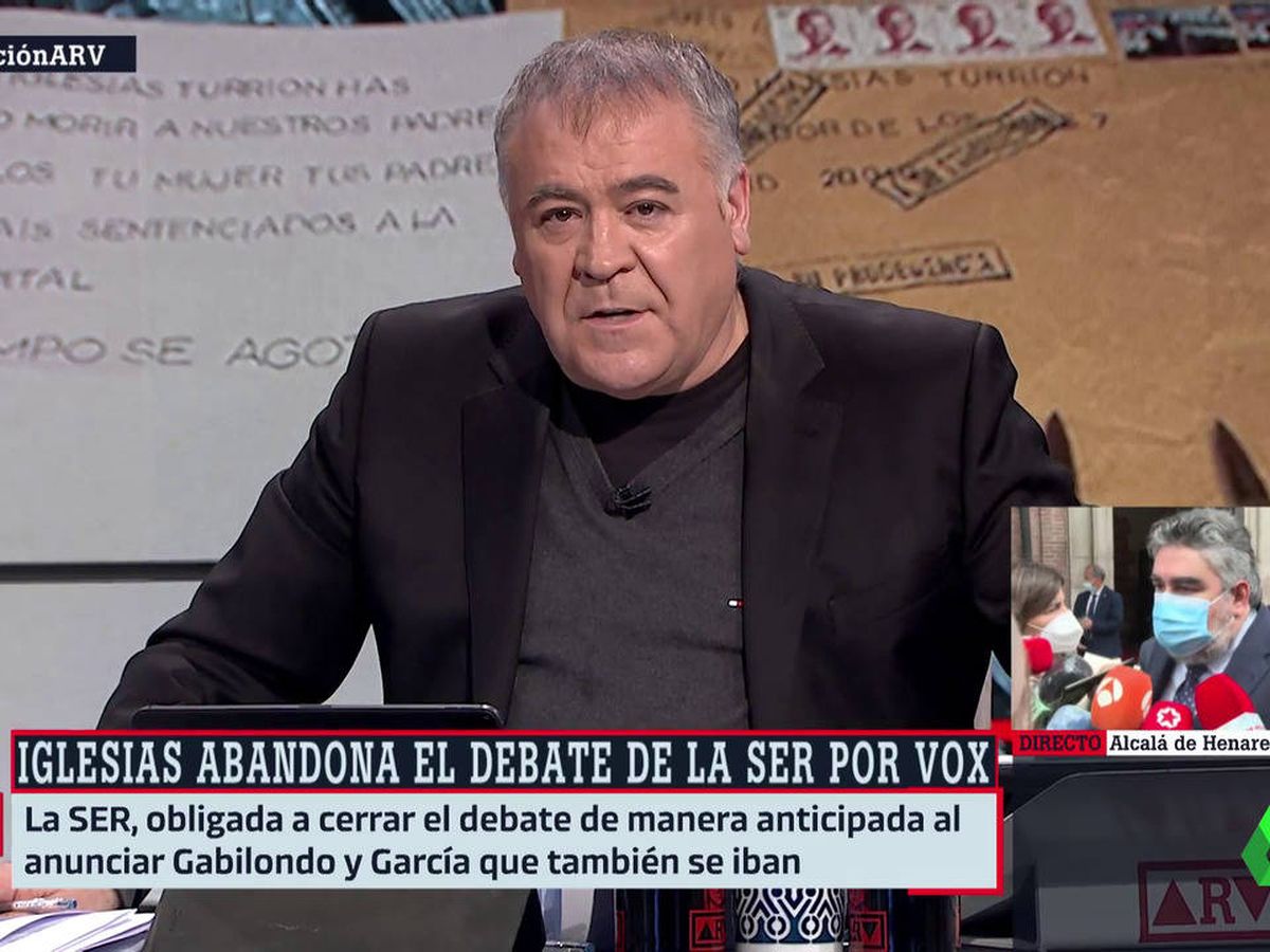 Foto: Ferreras en La Sexta. (Atresmedia Televisión)