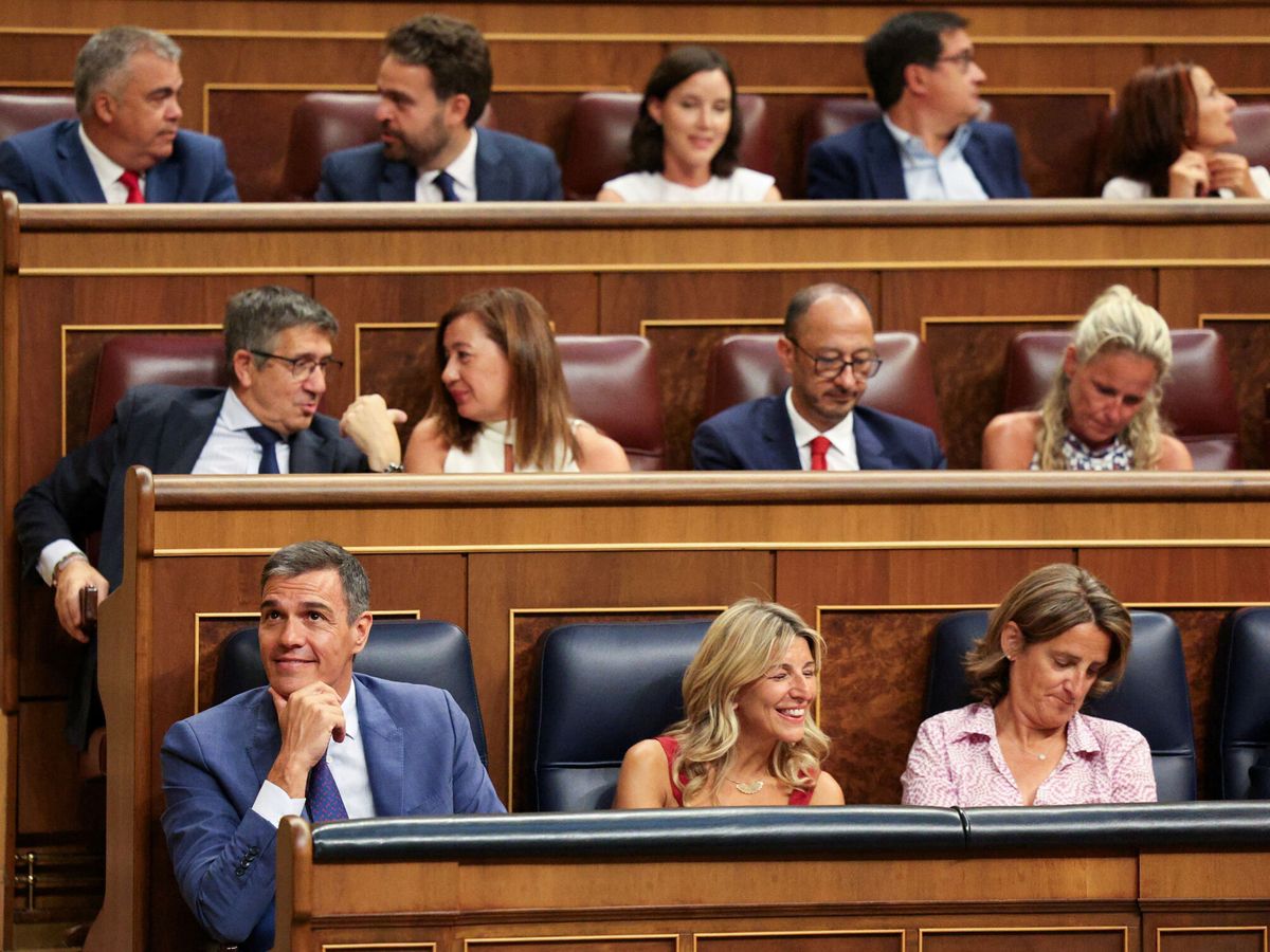 Foto: Pedro Sánchez, en el Congreso de los Diputados. (Reuters/Violeta Santos Moura)