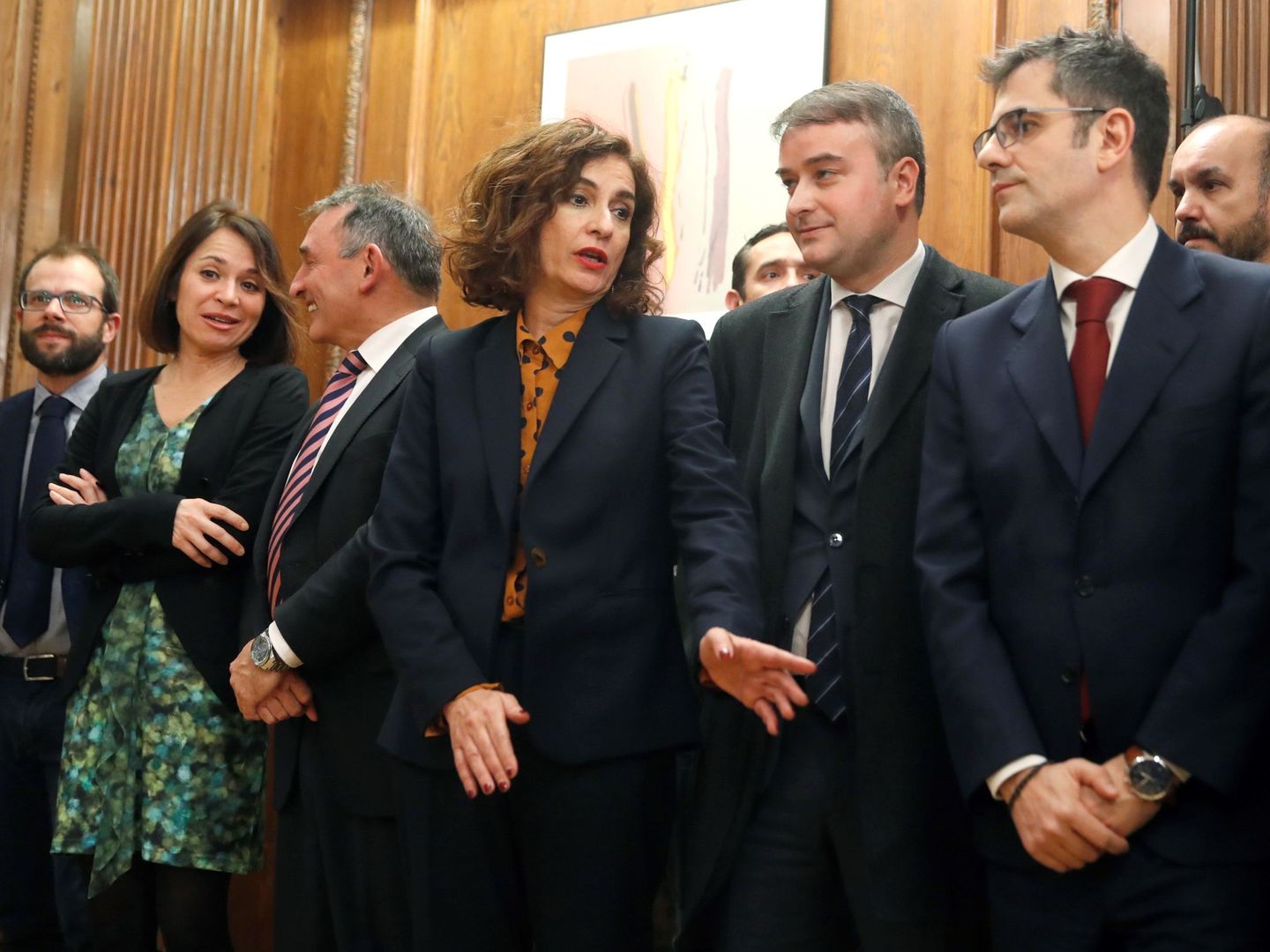 María Jesús Montero ha estado en el equipo negociador del PSOE. (EFE)
