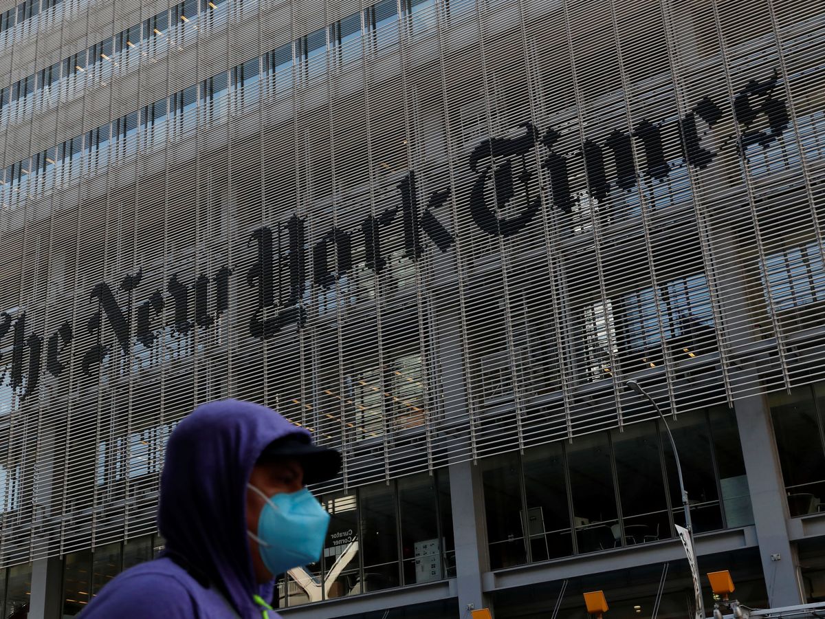 Foto: El edificio del 'New York Times', en Manhattan. (Reuters)