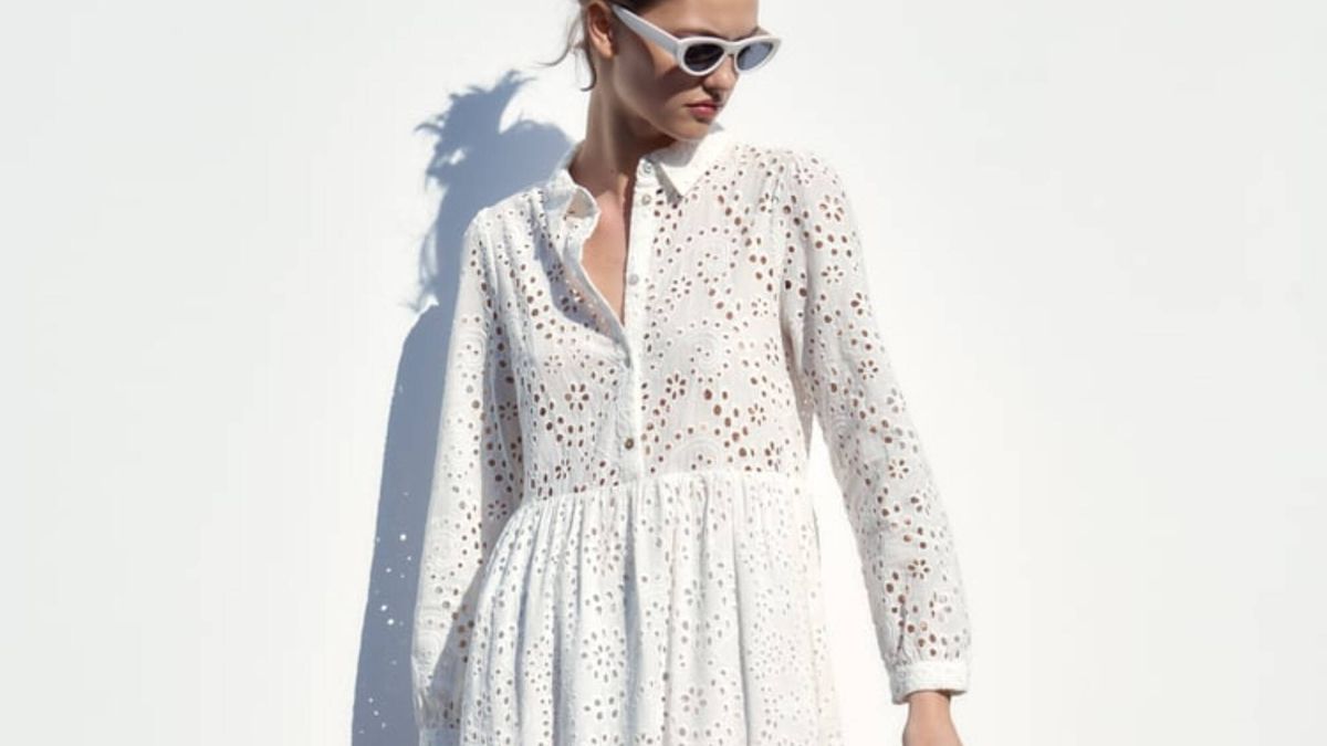 Celebra la primavera con este vestido blanco de Zara 