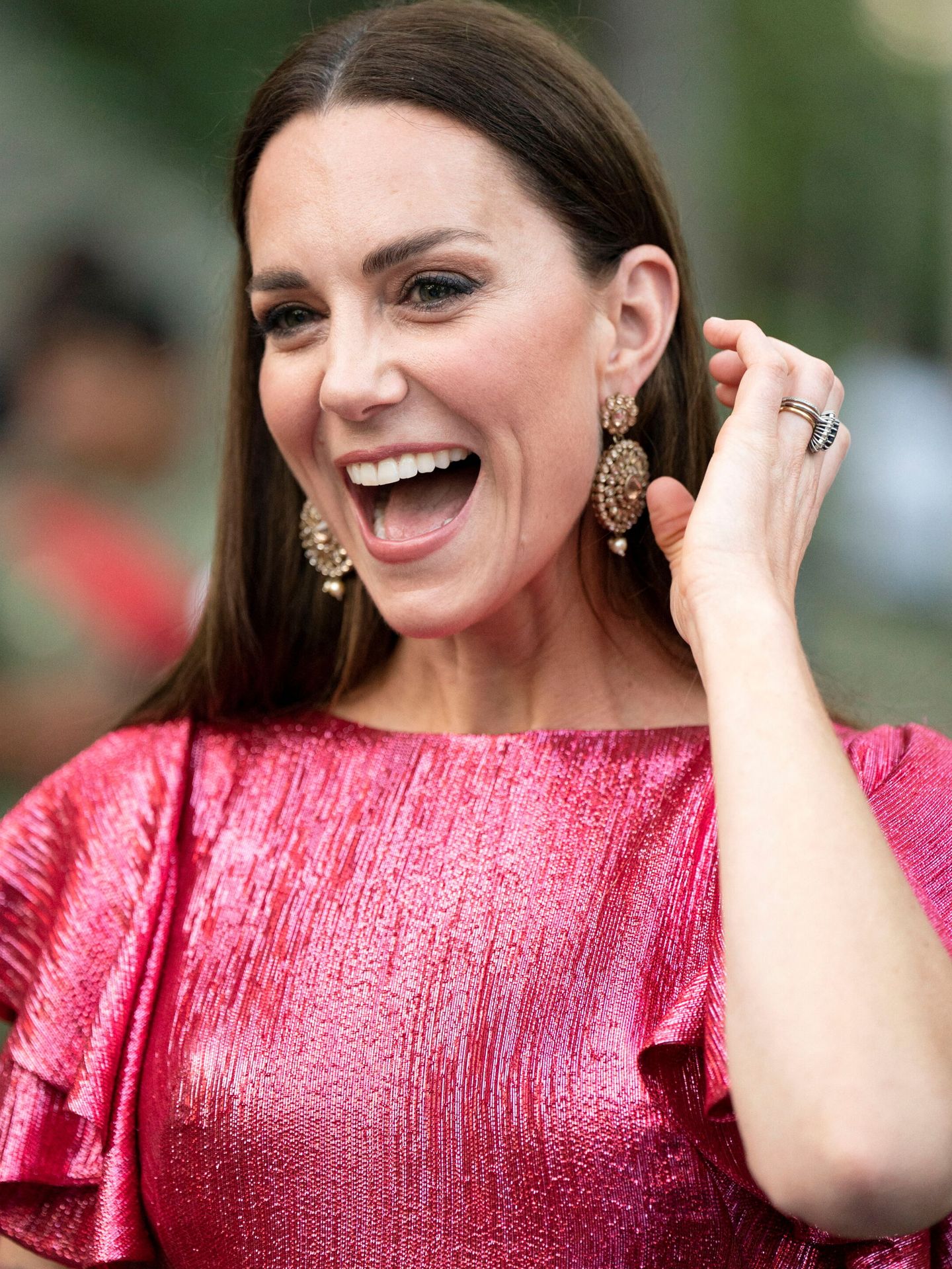 Kate Middleton, durante la recepción. (Reuters/Jane Barlow)