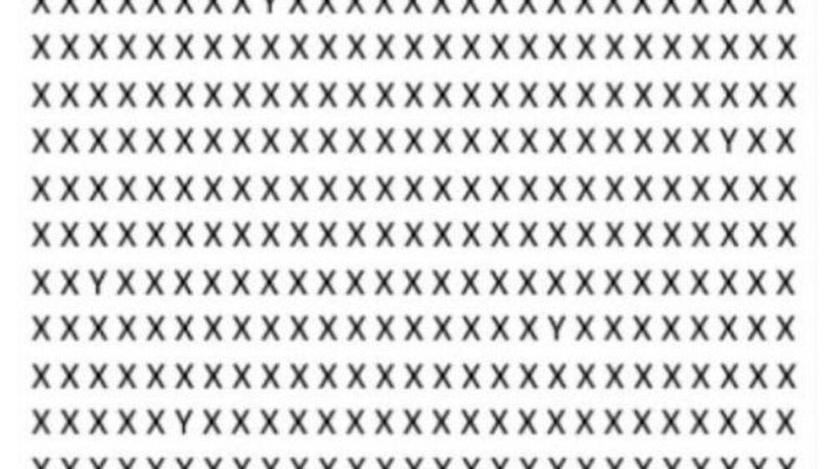 Acertijo visual: ¿Puedes encontrar las cinco letras 'Y' en 15 segundos? 