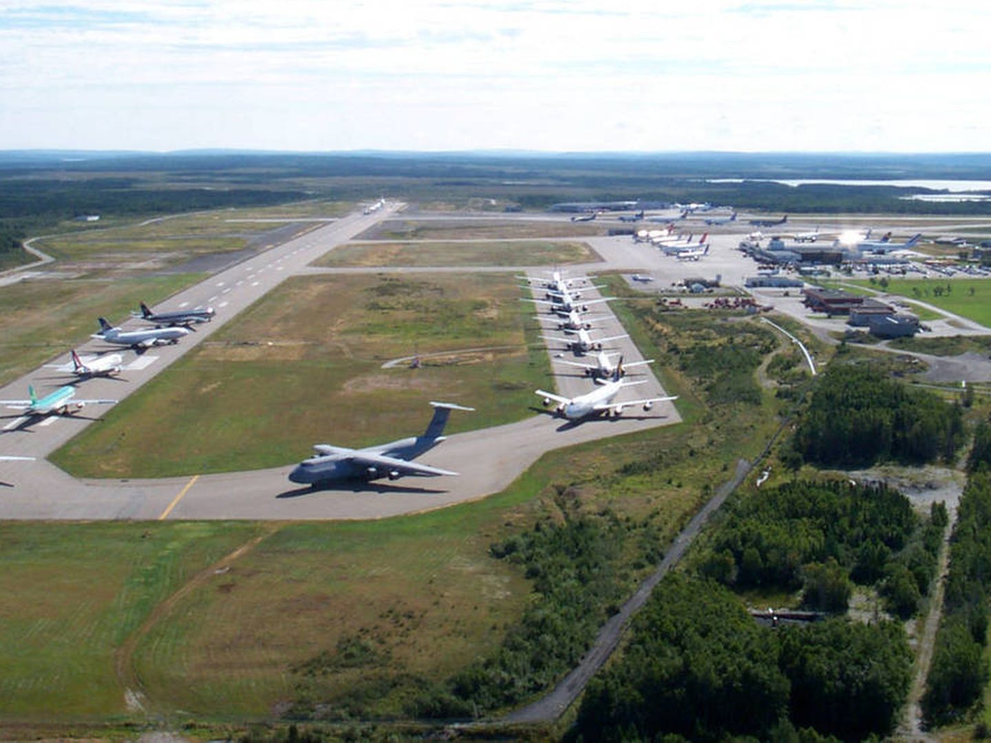 El aeropuerto de Gander llegó a ser el más grande del mundo (Reuters)