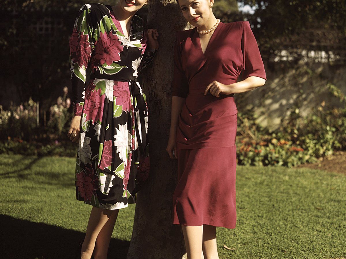 Foto: Olivia de Havilland y Joan Fontaine, en los años 40. (Cordon Press)