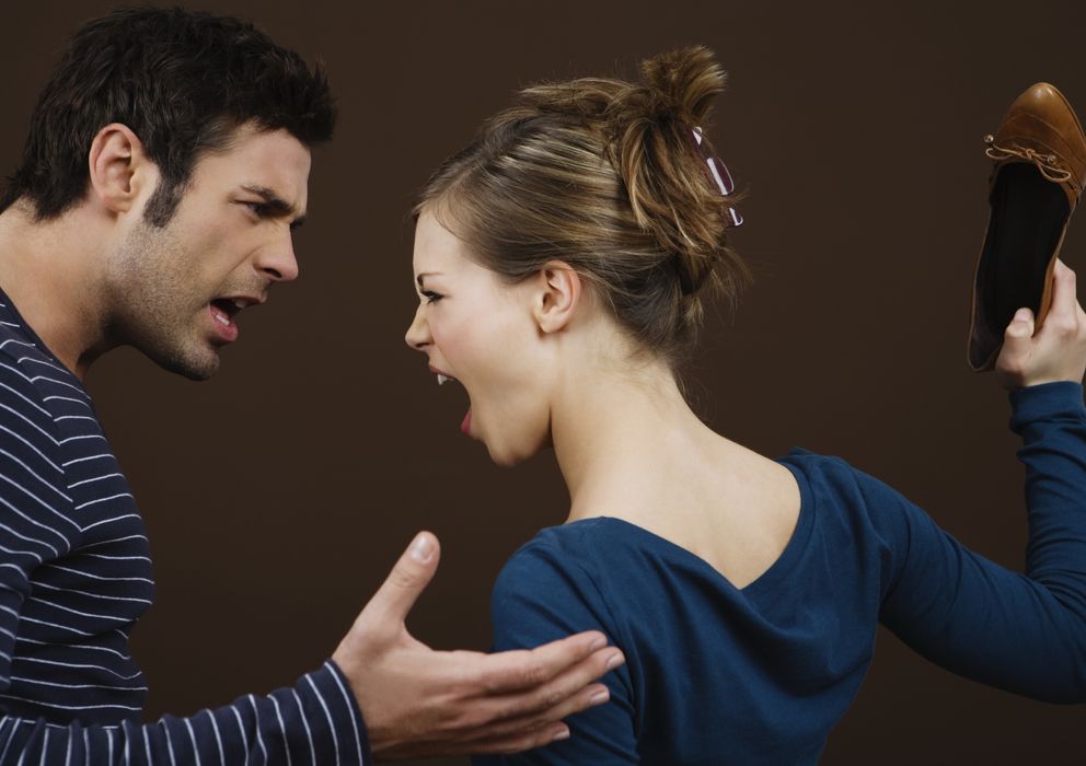 Foto: Las parejas tóxicas pueden llegar incluso a emplear la violencia física. (Corbis)