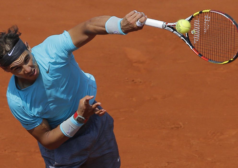 Foto: Rafa Nadal disputará este lunes los octavos de Roland Garros ante el serbio Lajovic intentando proteger su espalda.