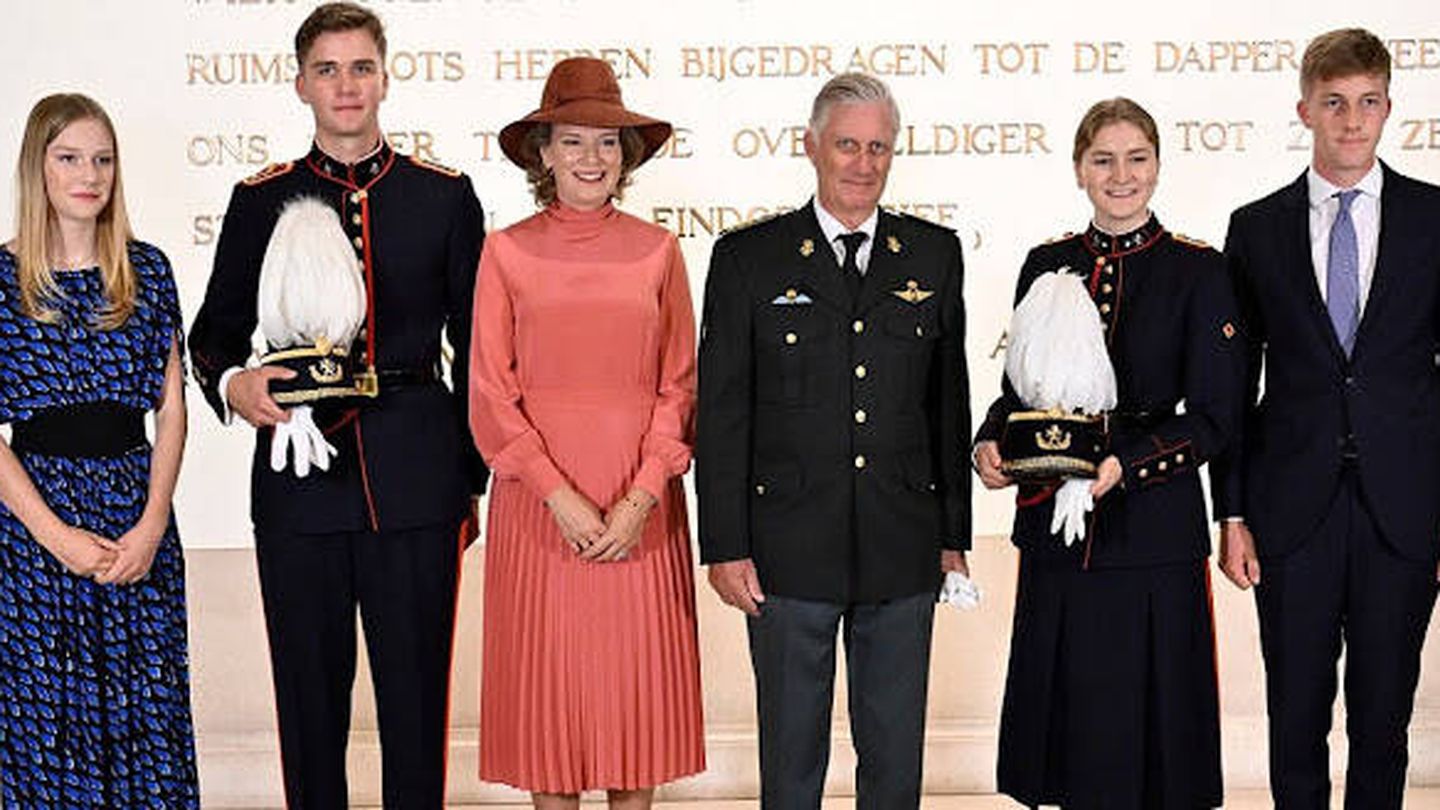 La familia real al completo en el evento. (Casa Real de Bélgica)