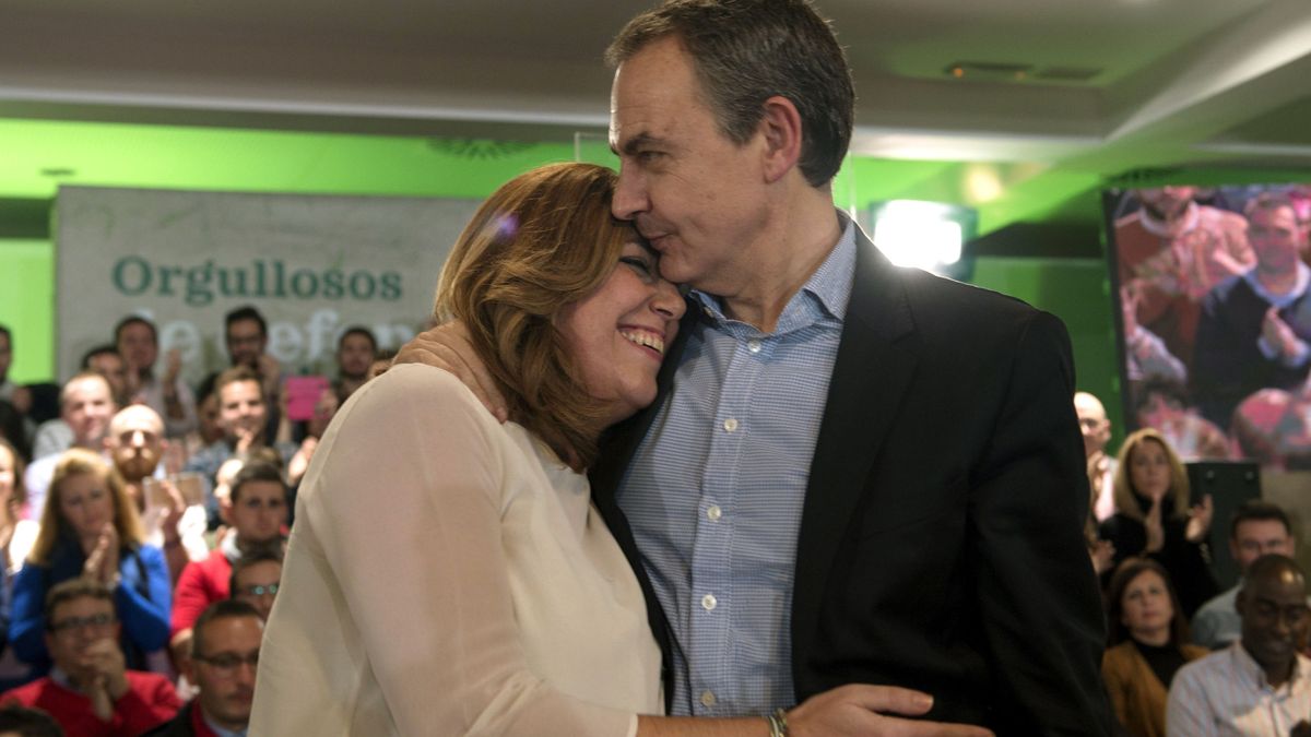 Zapatero bendice a Susana Díaz para que el PSOE "vuelva a ganar elecciones"