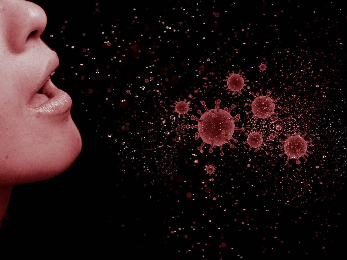 Foto: Representación del contagio del coronavirus. (Pixabay)