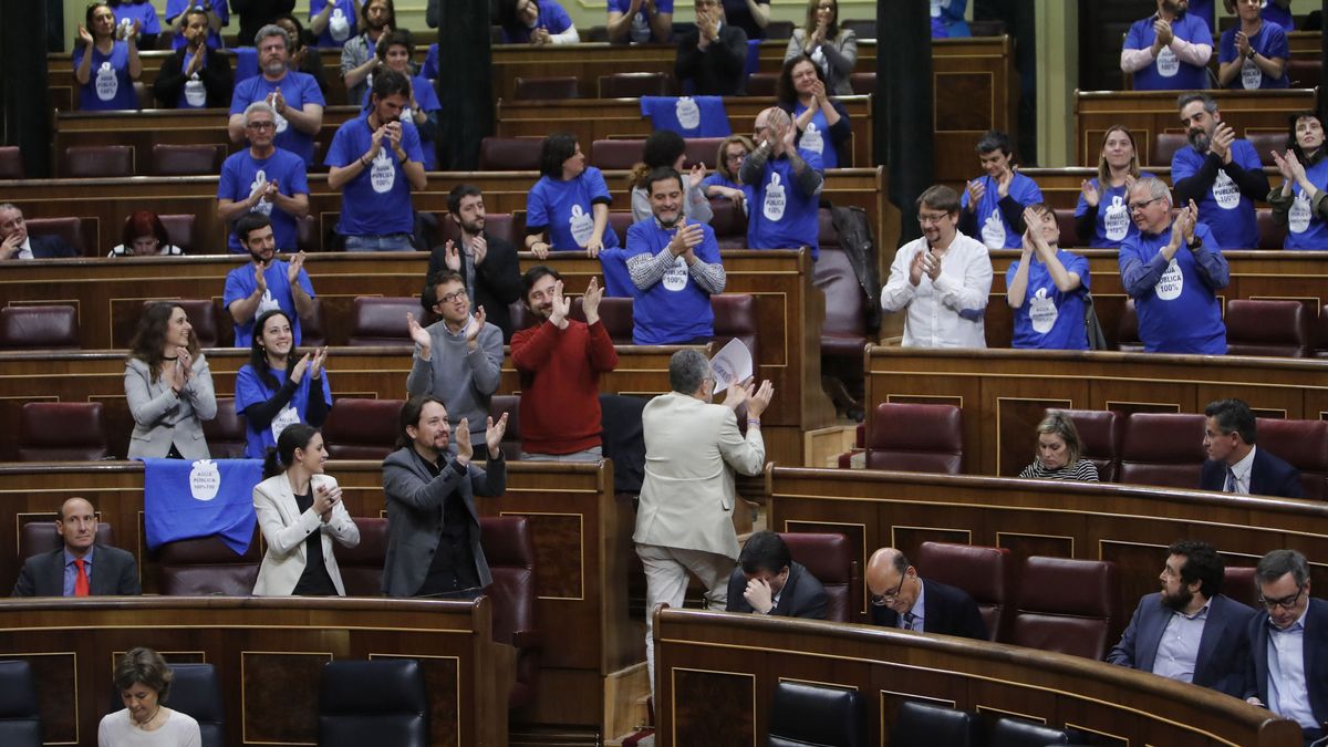 Hechos contra el decoro: Iglesias pone patas arriba el Congreso en nombre de la 'gente'
