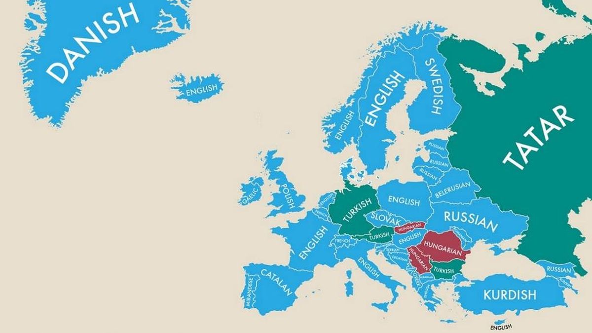 ¿Sabe cuál es la segunda lengua más hablada en estos países de Europa?