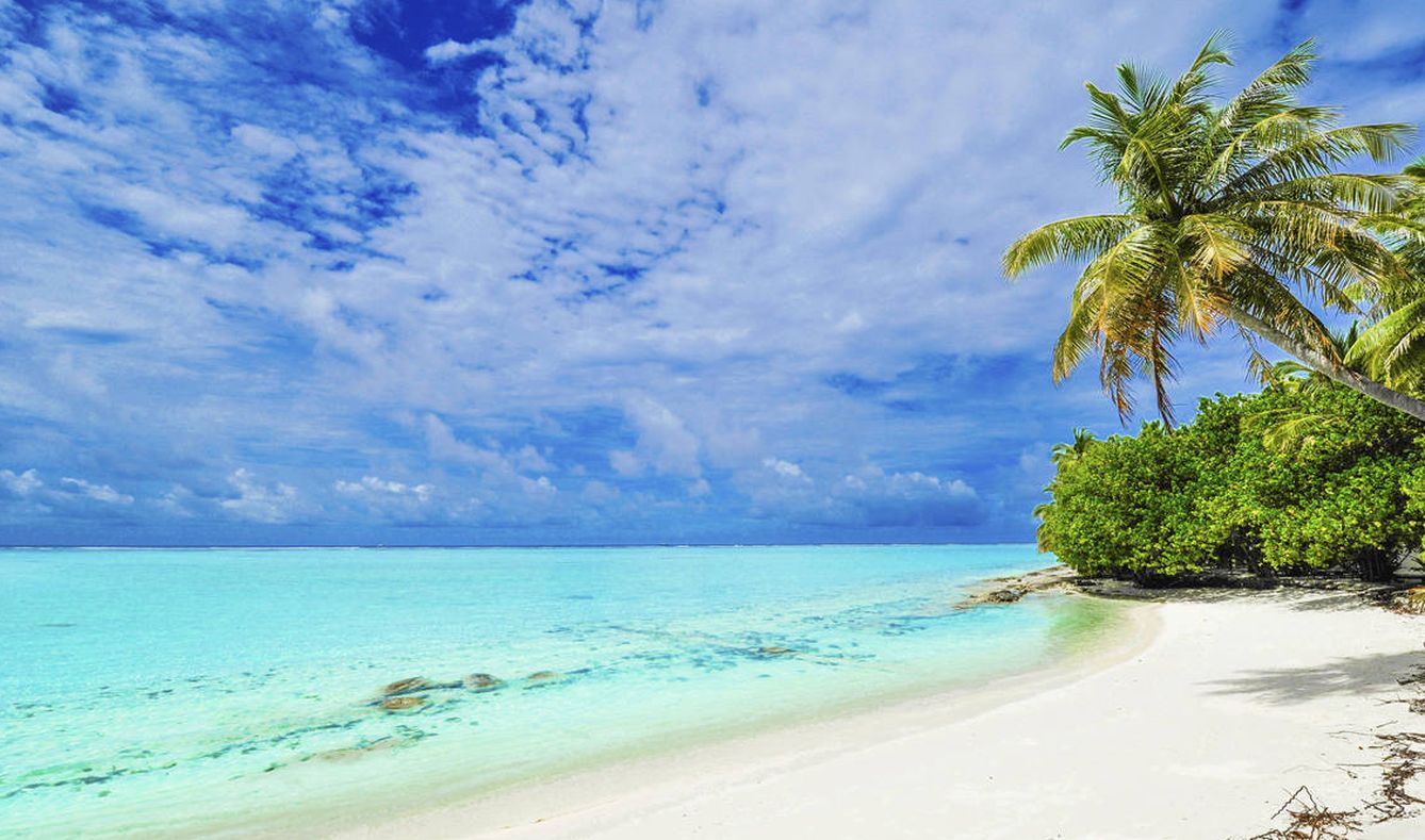 Una de las paradisíacas playas de Fiyi