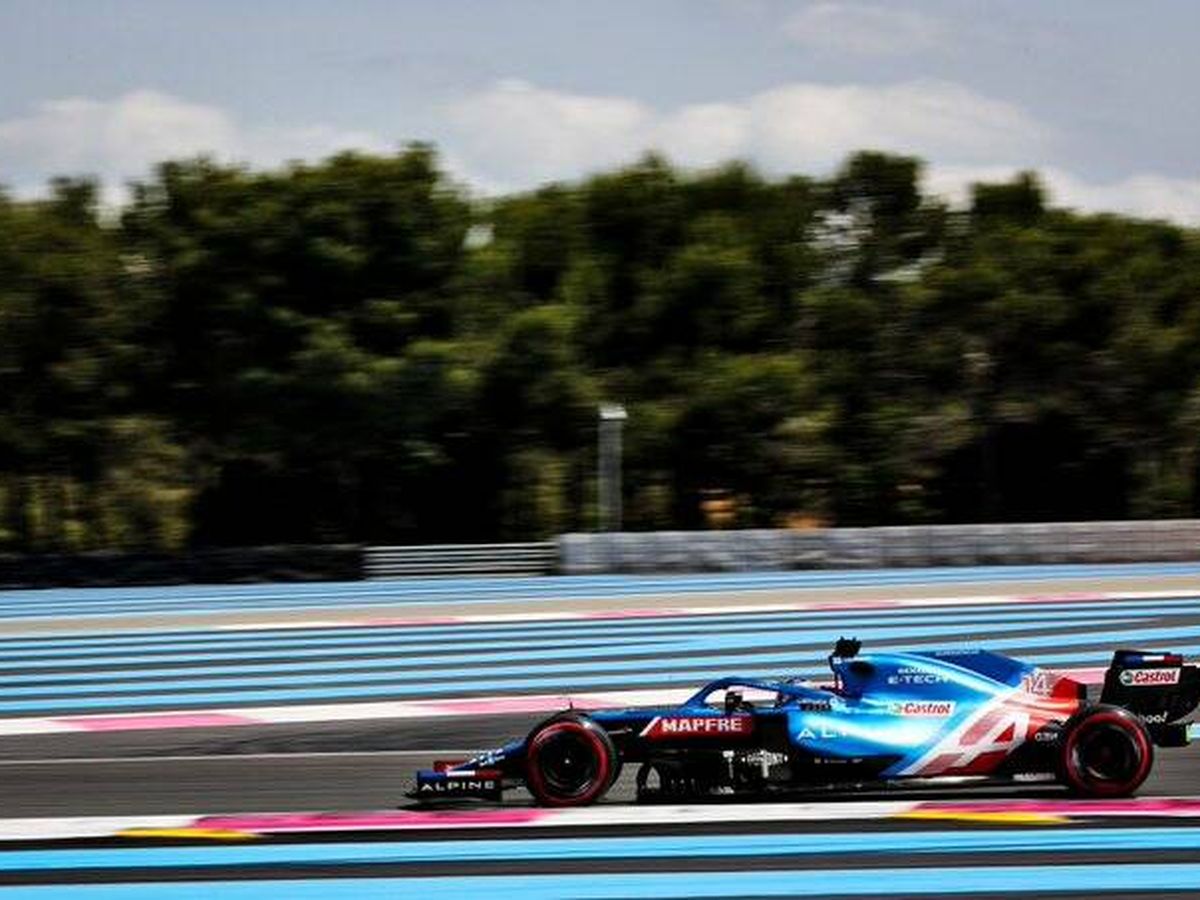 Foto: Alonso se bajaba convencido de haber exprimido el rendimiento del A521 en los clasificatorios del GP de Francia