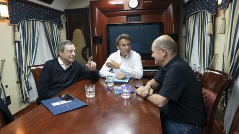 Macron, Scholz y Draghi respaldan en Kiev una Ucrania candidata a entrar en la UE