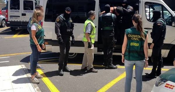 Foto: Detienen en Tenerife a un estadounidense reclamado en su país (Guardia Cvil)