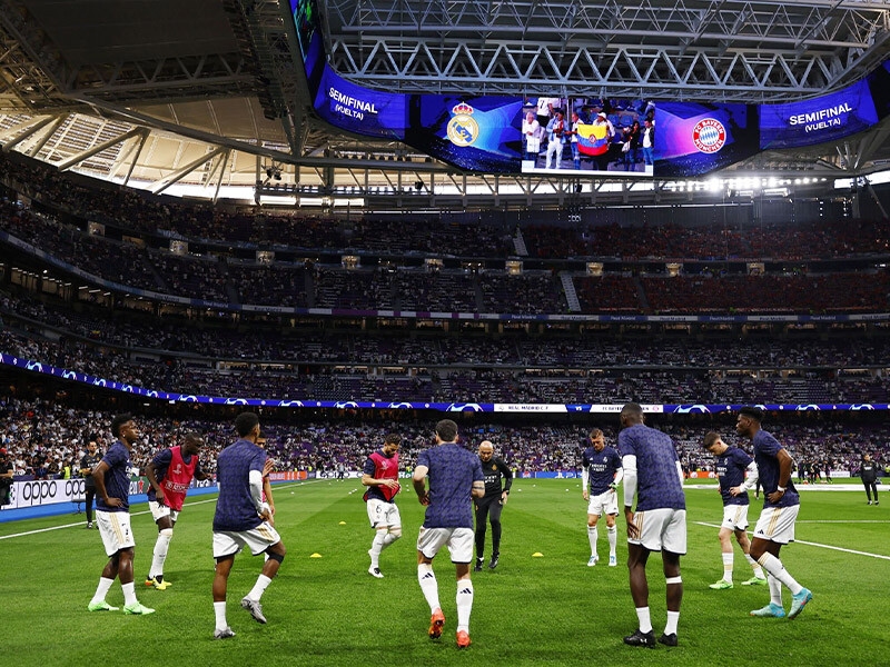 Foto de                                 Real Madrid-Bayern | Ancelotti sienta a Camavinga y sale con todo para lograr el pase a la final        