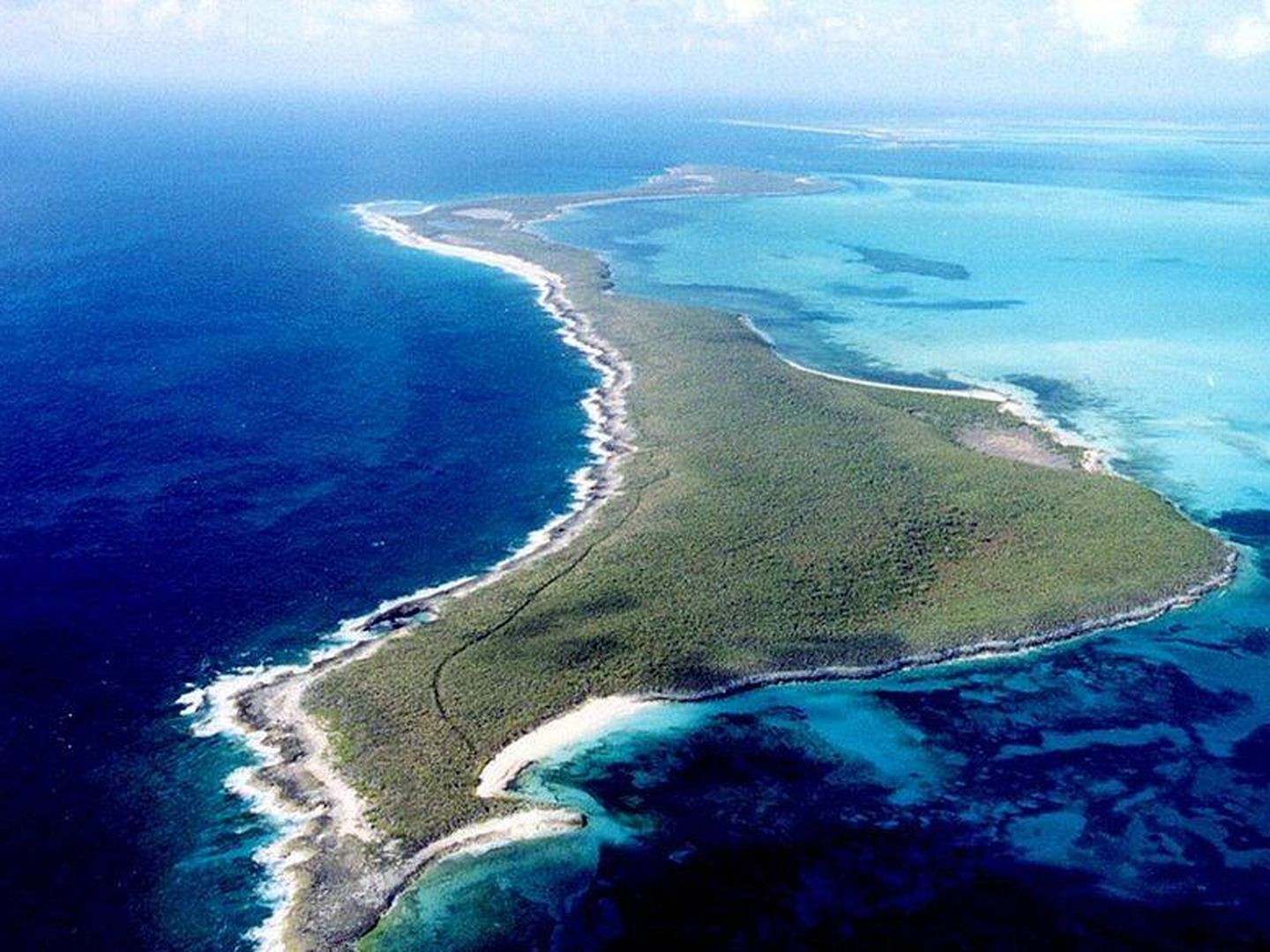 La isla privada Bonds Cay, en Bahamas, donde tenía su residencia Shakira. (Cortesía)