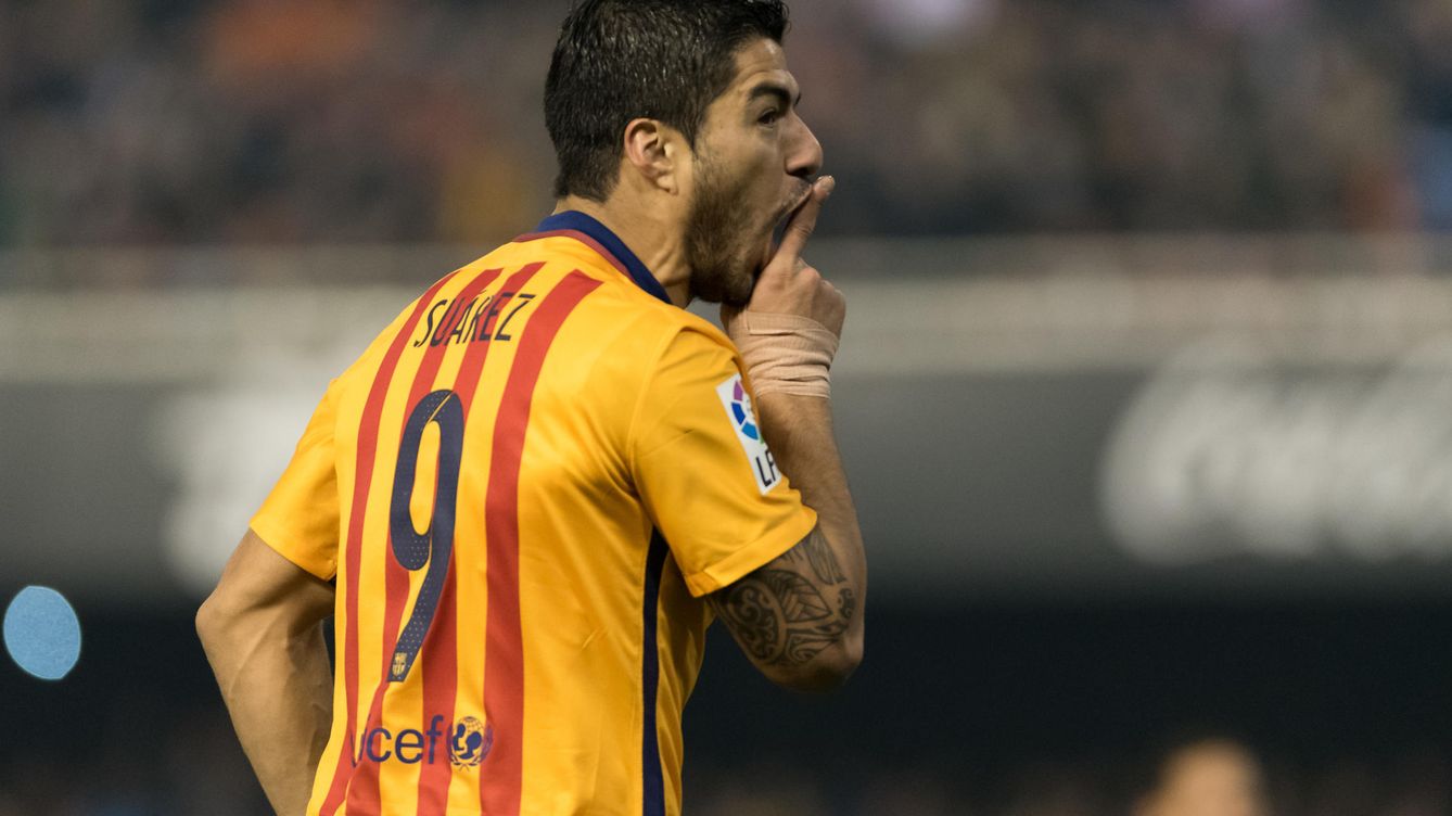 Foto: Suárez marcó por séptima jornada consecutiva (Cordon Press).