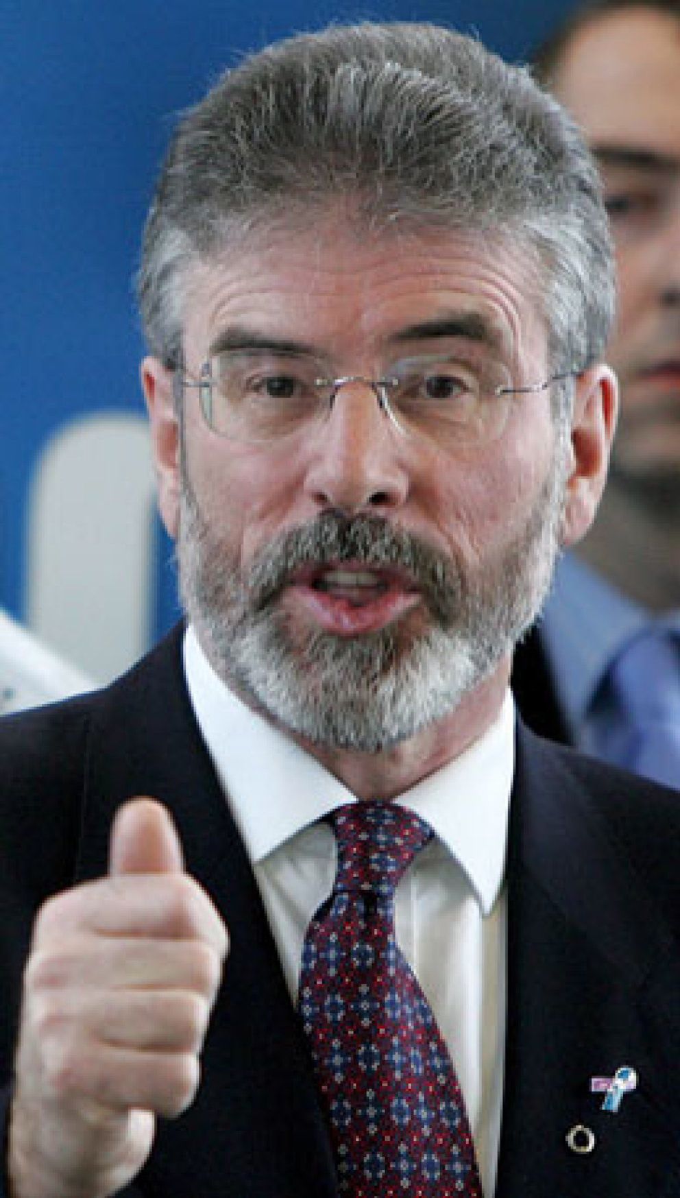 Foto: Gerry Adams envió a la ministra de Educación del Sinn Fein a la última reunión Gobierno-ETA