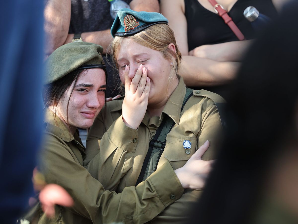 Foto: Funeral de un soldado israelí, el 7 de noviembre. (EFE/Abir Sultan)