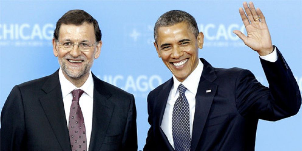 Foto: Rajoy habla con Obama durante "más de media hora" sobre la situación de España y la UE