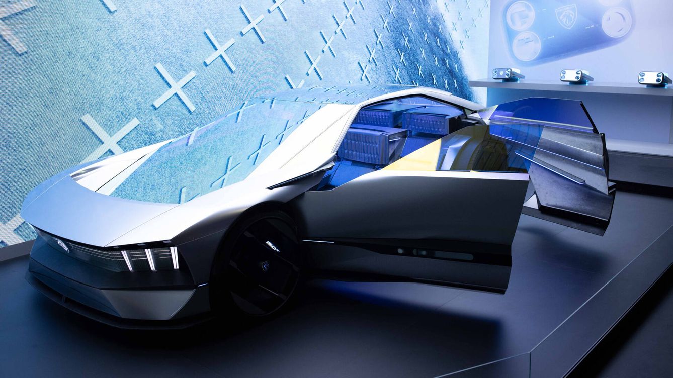 Foto: El coche-concepto Peugeot Inception, presentado por primera vez al gran público en Europa. (Cedida)