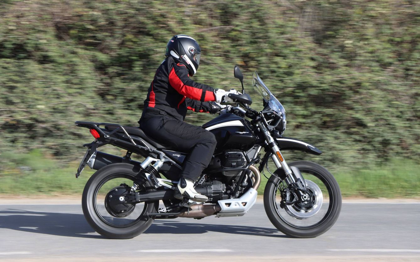 Es una moto ideal para viajar, por comodidad y protección.
