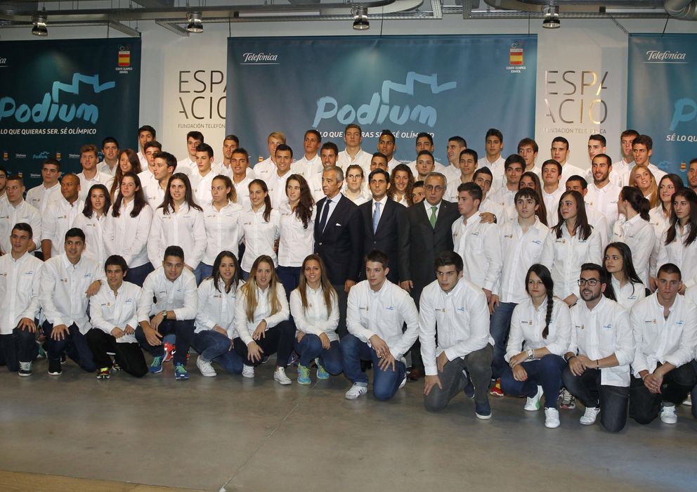 Foto: El COE y Telefónica crean 'Podium', un programa de becas para 80 promesas.