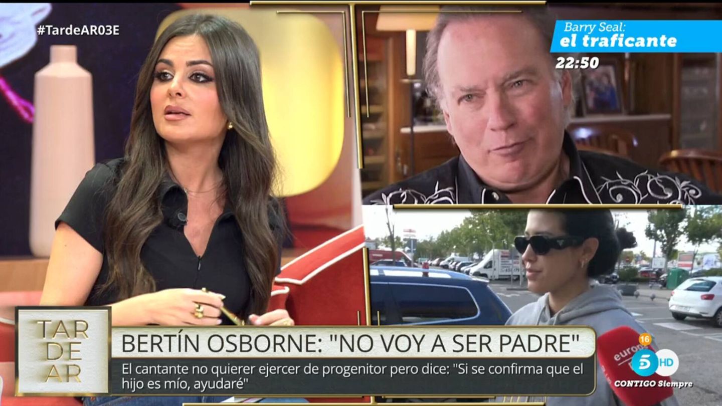 Alexia Rivas informa de la última hora del hijo de Gabriela Guillén y Bertín Osborne en 'TardeAR'. (Mediaset)