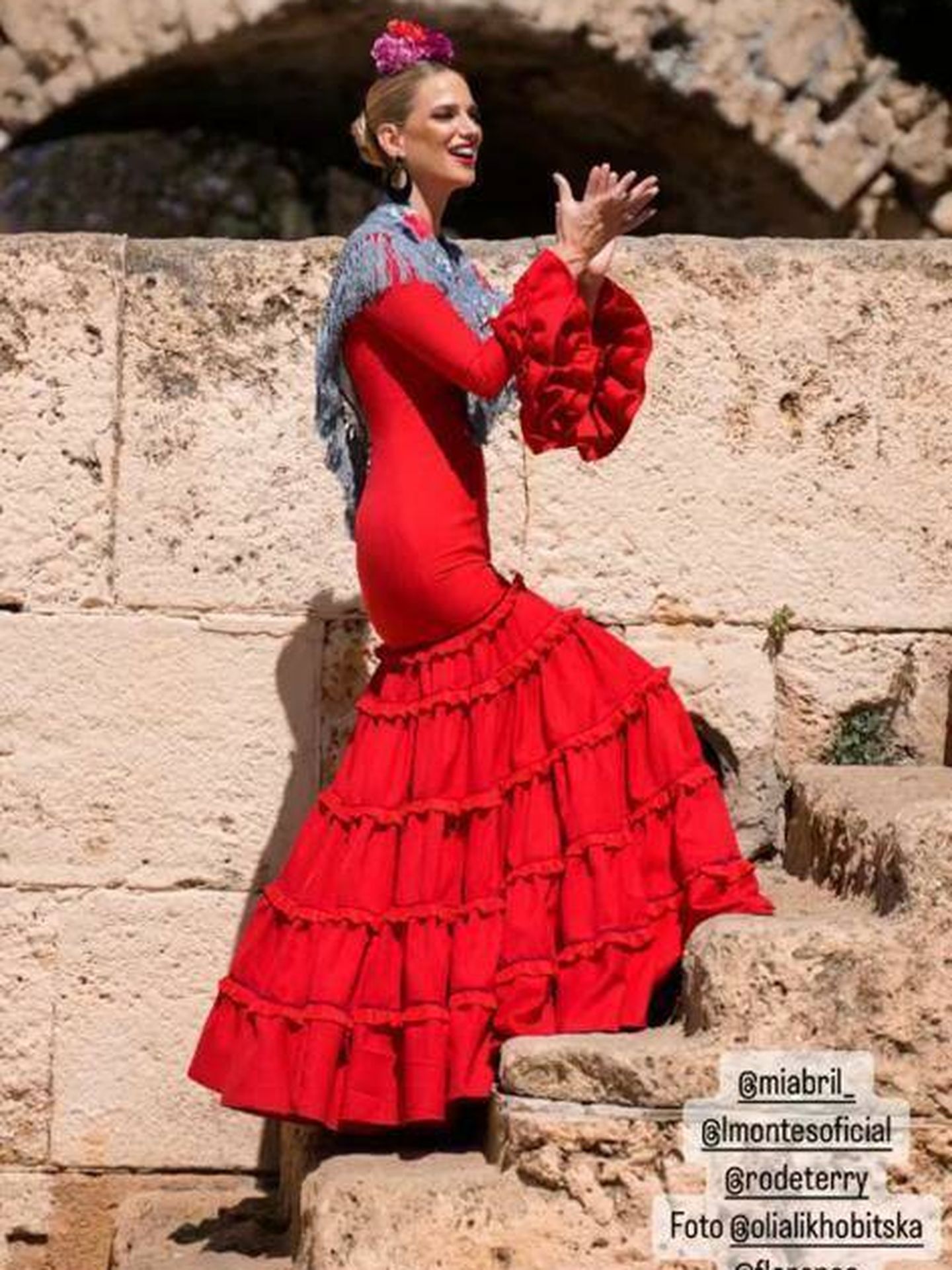 Disfraz Flamenca Mod. Alvero mujer