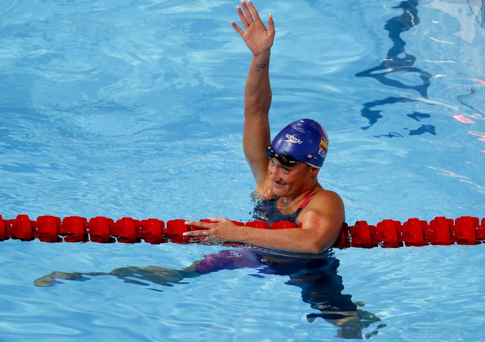 Foto: Mireia logró su segunda medalla en estos Mundiales de Barcelona (Efe).