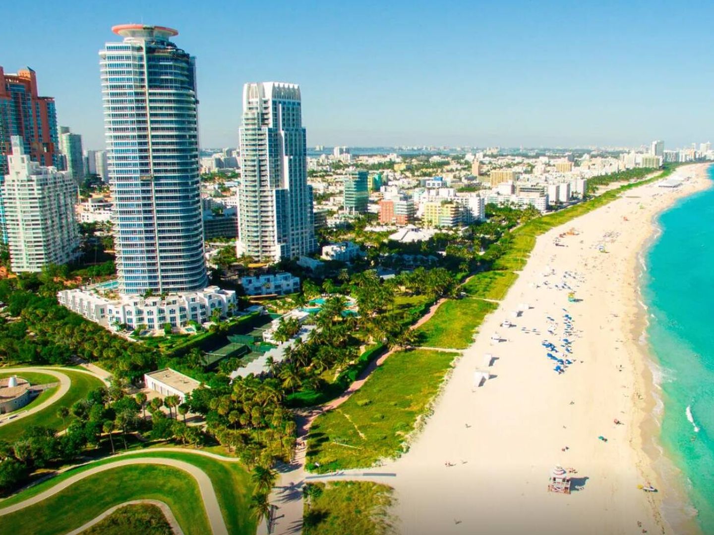 Una imagen de la playa de Miami. (Instagram/@playa.miami)