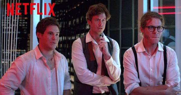 Foto: Los tres protagonistas de '¡Game over, tío!' en Netflix.