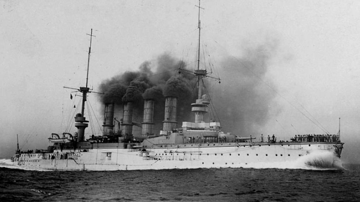 Hallan un siglo después los restos del buque estrella alemán de la I Guerra Mundial