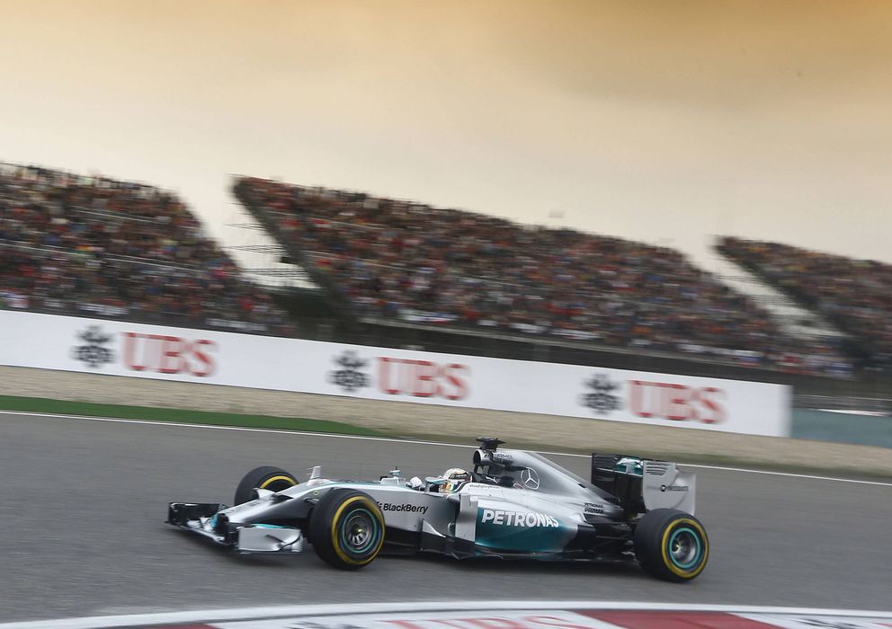 Foto: Lewis Hamilton en el pasado GP de China.