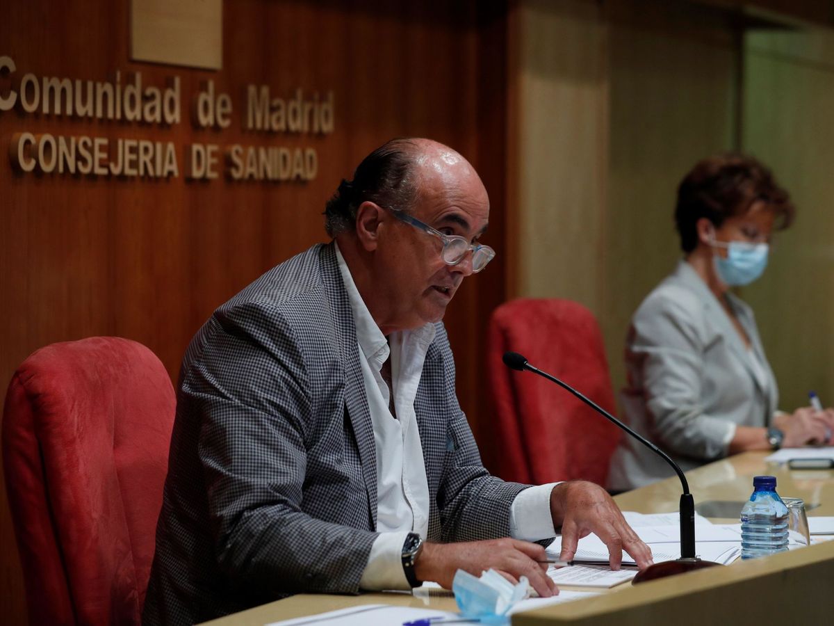 Foto: El viceconsejero de Salud Pública y Plan covid-19 de la Comunidad de Madrid, Antonio Zapatero. (EFE)