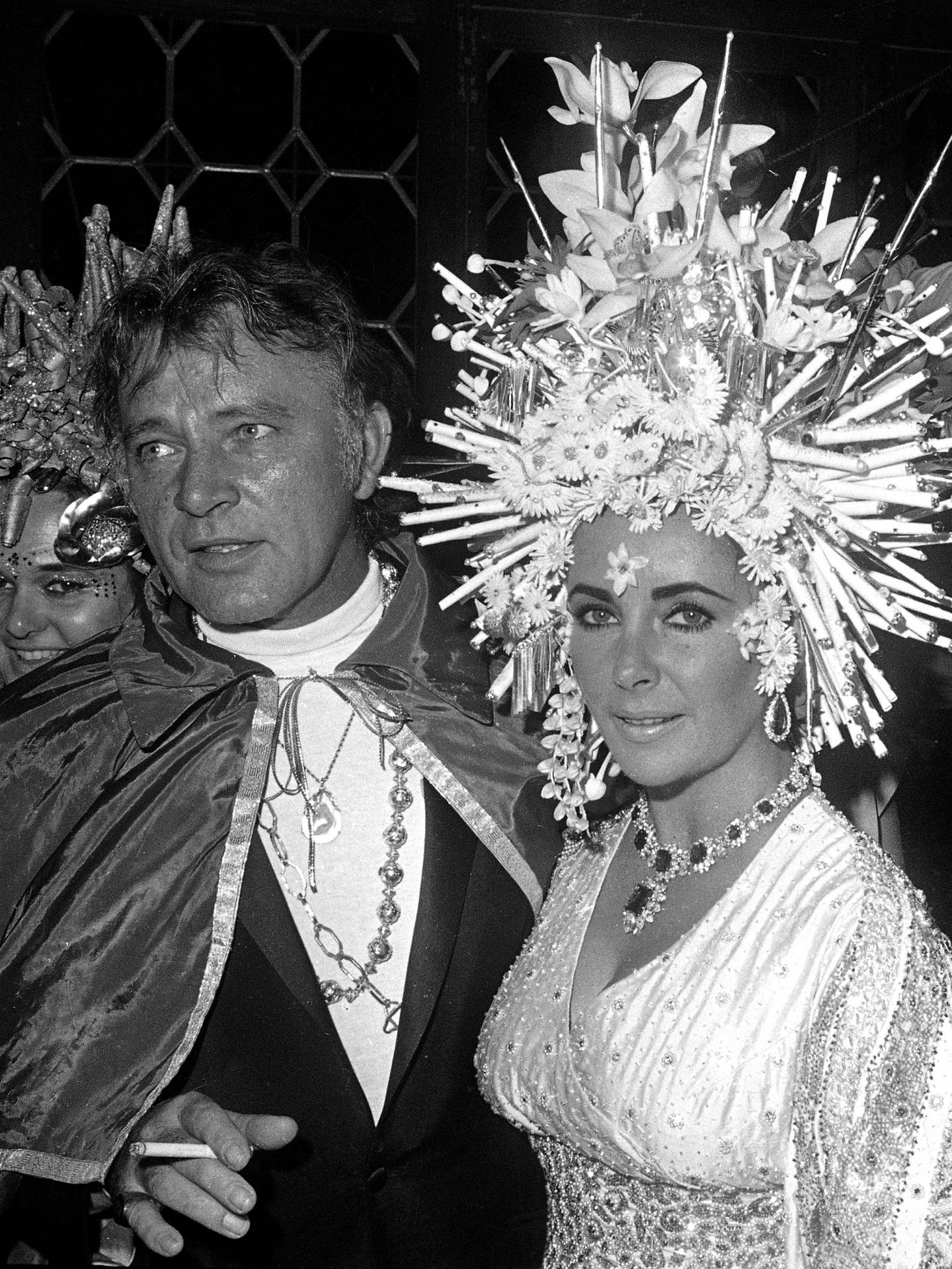 Richard Burton y Elizabeth Taylor, en Venecia en 1967. (Cortesía)