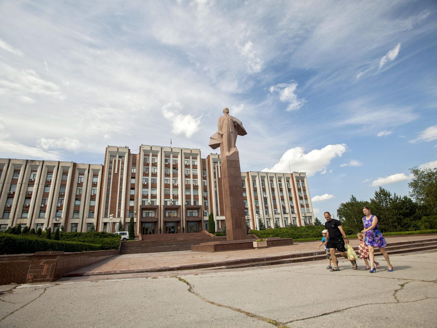 El Consejo Supremo de autoproclamada República de Transnistria en Tiraspol. (EFE)