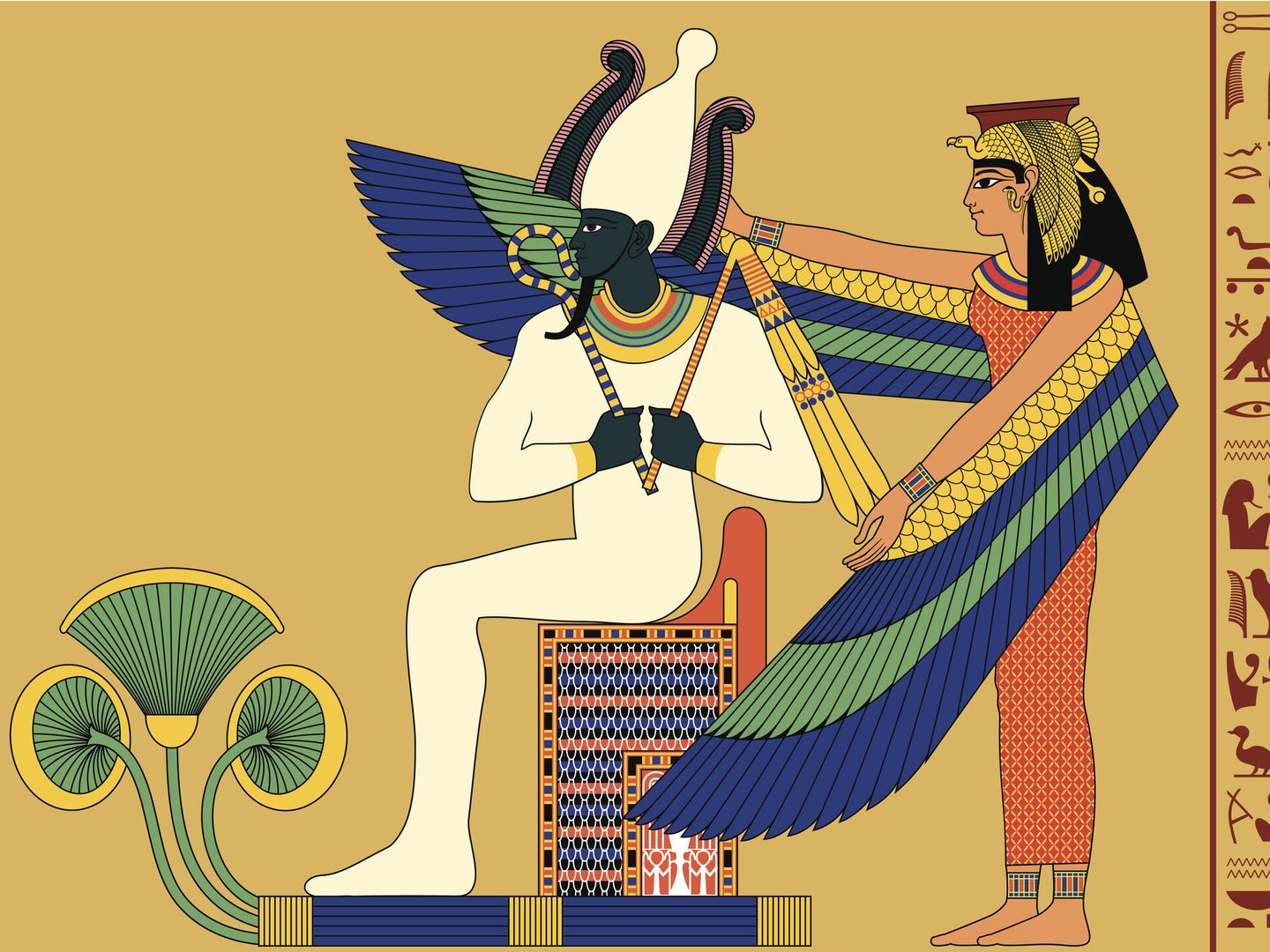 Osiris e Isis (Fuente: iStock)