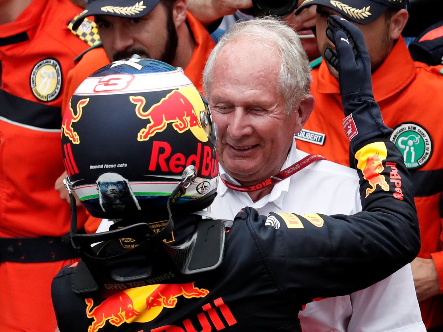 Ricciardo no las tenía todas consigo en Red Bull. La pauesta de Marko es Verstappen. (Reuters)