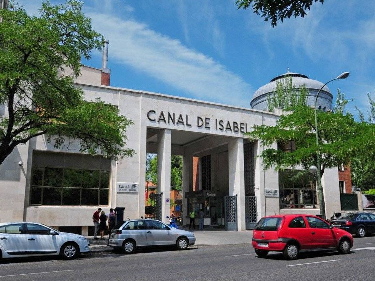 Sede central del Canal en Madrid