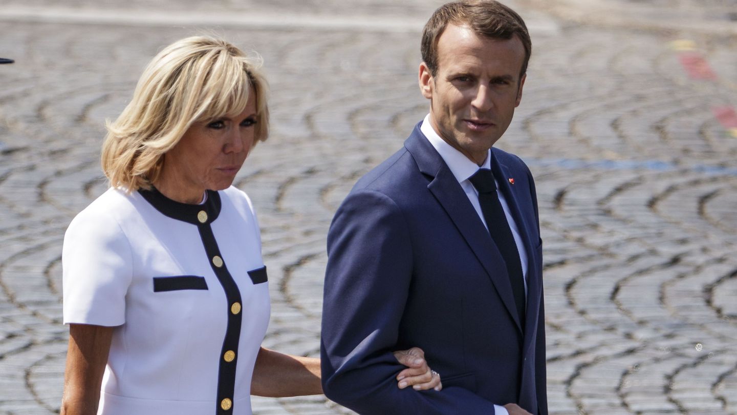 Los Macron en una imagen de archivo. (EFE)