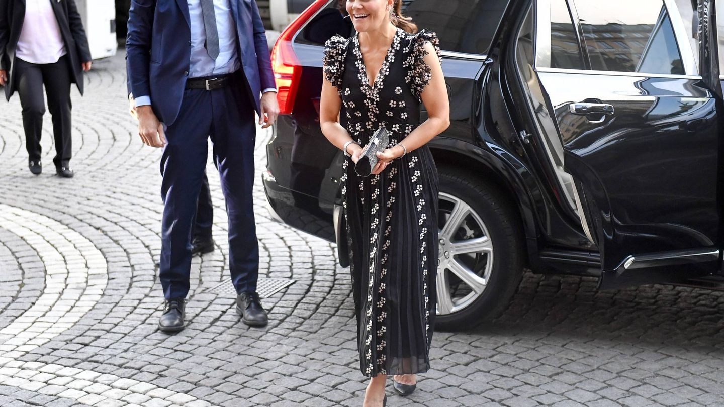 La princesa Victoria, este jueves en Estocolmo. (Cordon Press)