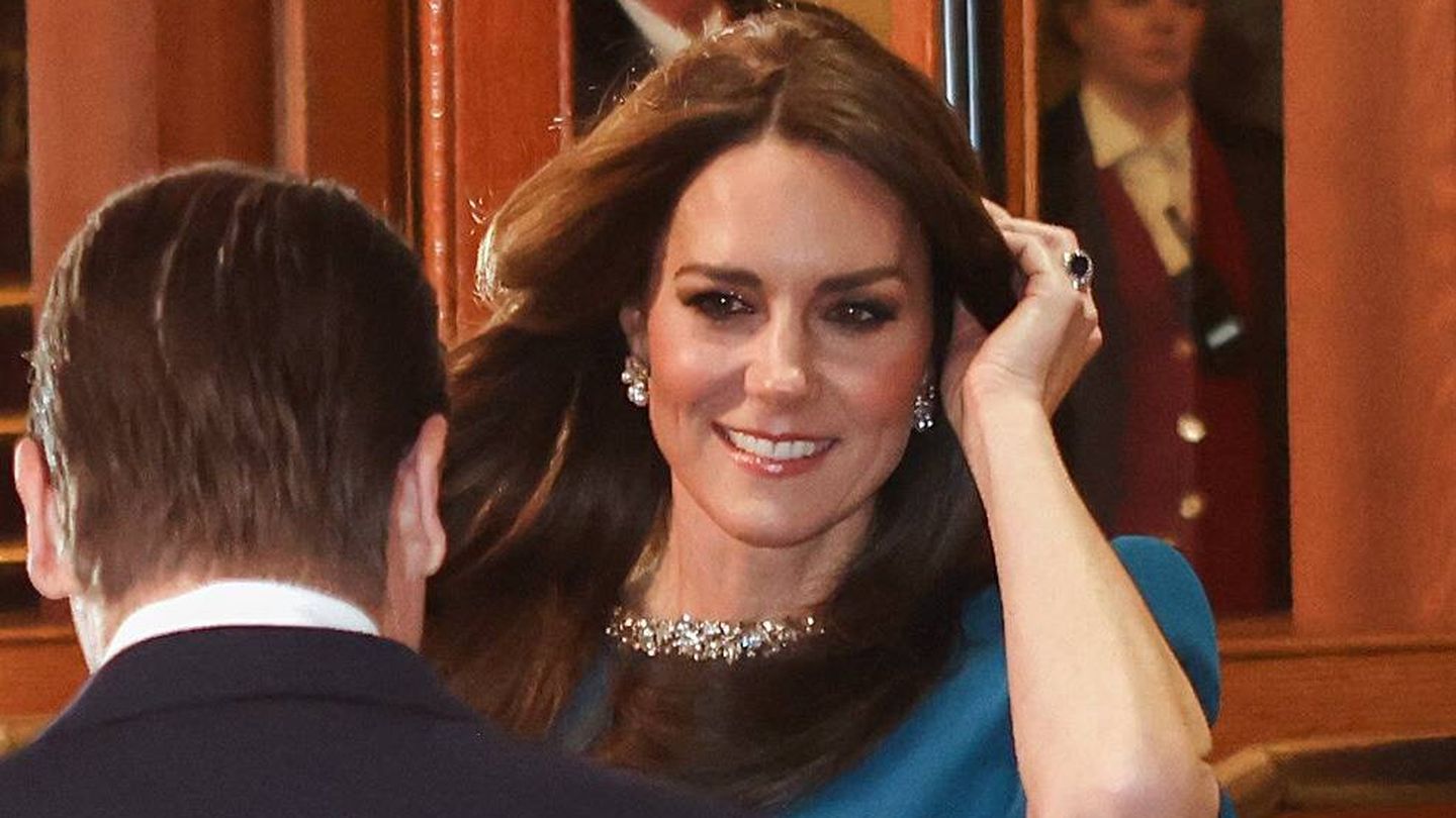 Kate Middleton, en el Royal Variety. (Getty)